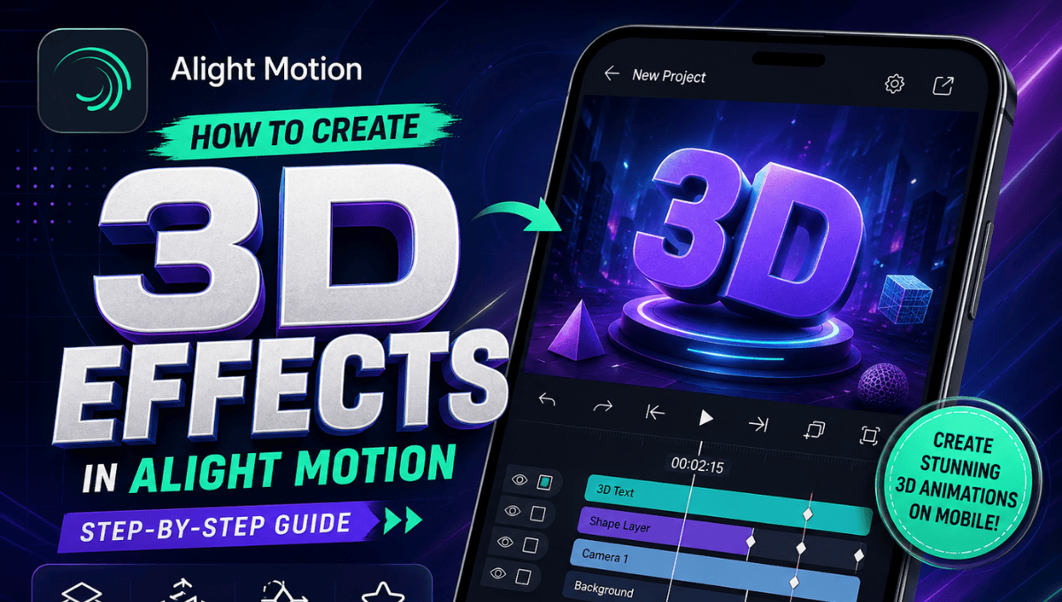 alightmotion 3D effects
