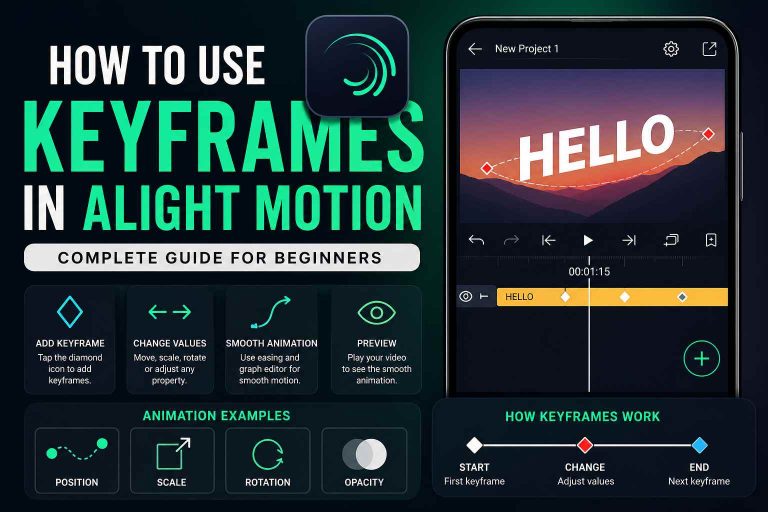 keyframes in alight motion